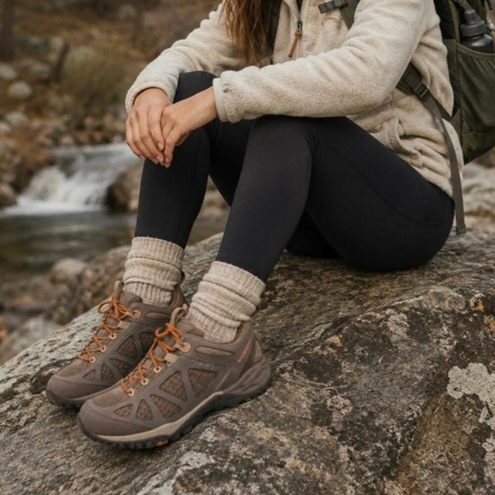 Merrell Siren Sport Q2 Women's Hiking Boots Trail Shoes 10 Slate Black Brown